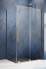 Radaway Furo Gold  Kdj kabina 110x80cm prawa szkło przejrzyste 10104572-09-01R/10110530-01-01/10113080-01-01